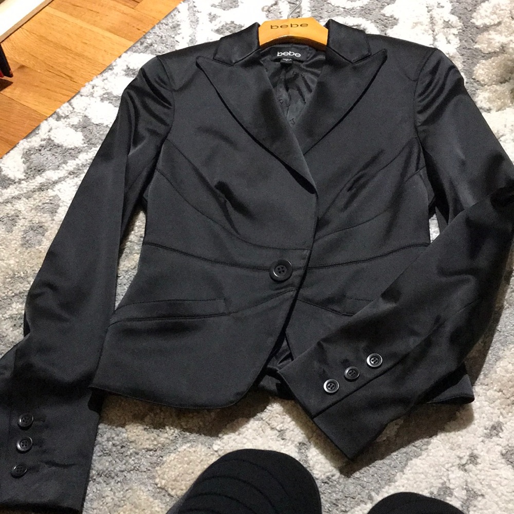 Satin Bebe blazer